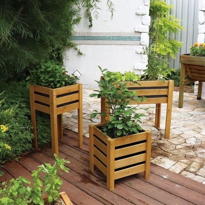 Border Planter S Low Natural